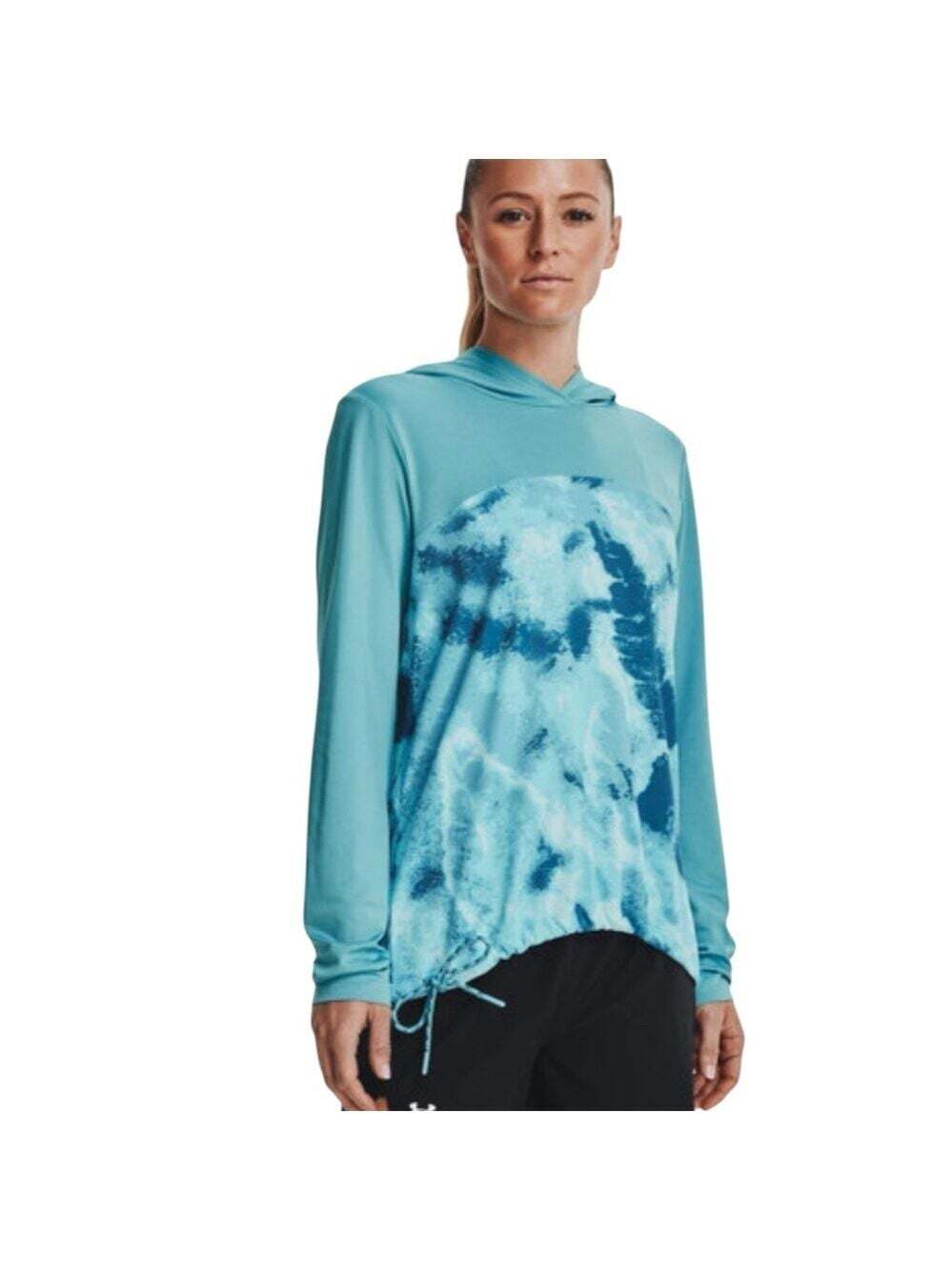 Under Armour Iso Chill Shore Break Hoodie Size L Blue Long Sleeve Outdoor Sport